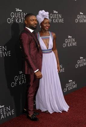 September 20, 2016 - Hollywood, CA, United States - 20 September 2016 - Hollywood, California - David Oyelowo and Lupita NyongÃ¢â‚¬â„¢o. Ã¢â‚¬Å Queen Of KatweÃ¢â‚¬Â Los Angeles Premiere held at the El Capitan Theater in Hollywood. Photo Credit: AdMedia Hollywood United States - ZUMAa123