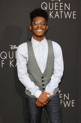 September 20, 2016 - Hollywood, CA, United States - 20 September 2016 - Hollywood, California - Kamil McFadden. Ã¢â‚¬Å Queen Of KatweÃ¢â‚¬Â Los Angeles Premiere held at the El Capitan Theater in Hollywood. Photo Credit: AdMedia Hollywood United States - ZUMAa123