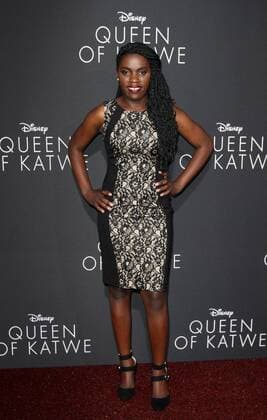 September 20, 2016 - Hollywood, CA, United States - 20 September 2016 - Hollywood, California - Phiona Mutesi. Ã¢â‚¬Å Queen Of KatweÃ¢â‚¬Â Los Angeles Premiere held at the El Capitan Theater in Hollywood. Photo Credit: AdMedia Hollywood United States - ZUMAa123