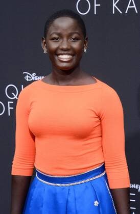 Cast member Madina Nalwanga attends the premiere of the motion picture biographical sport drama Queen of Katwe at the El Capitan Theatre in the Hollywood section of Los Angeles on September 20, 2016.  LAP2016092044 JIMxRUYMEN