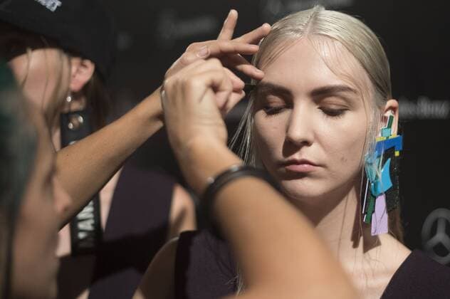 Luba backstage bei der Euphemio Fernandez Fashion Show auf der Mercedes-Benz Fashion Week Madrid Spring Summer 2017. Madrid, 20.09.2016 Luba  Foto:xDyDxFotografosx xFuturexImage