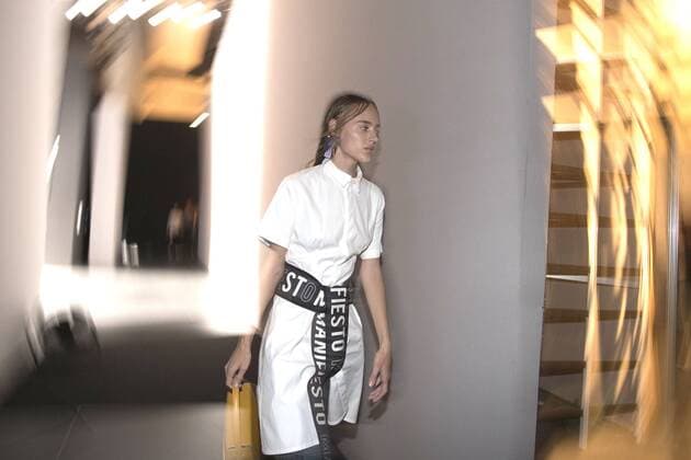 Model backstage bei der Euphemio Fernandez Fashion Show auf der Mercedes-Benz Fashion Week Madrid Spring Summer 2017. Madrid, 20.09.2016 Euphemio Fernandez Model  Foto:xDyDxFotografosx xFuturexImage