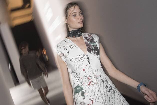Model backstage bei der Euphemio Fernandez Fashion Show auf der Mercedes-Benz Fashion Week Madrid Spring Summer 2017. Madrid, 20.09.2016 Euphemio Fernandez Model  Foto:xDyDxFotografosx xFuturexImage