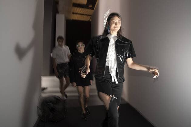 Eva Lois backstage bei der Euphemio Fernandez Fashion Show auf der Mercedes-Benz Fashion Week Madrid Spring Summer 2017. Madrid, 20.09.2016 Eva Lois  Foto:xDyDxFotografosx xFuturexImage