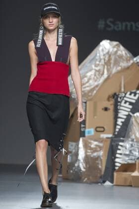 Model bei der Euphemio Fernandez Fashion Show auf der Mercedes-Benz Fashion Week Madrid Spring Summer 2017. Madrid, 20.09.2016 Euphemio Fernandez Model  Foto:xDyDxFotografosx xFuturexImage