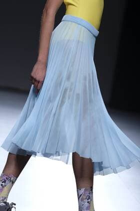 Madrid, Spain - A model walks on the runway at the XEVI FERNANDEZ of Kiev show during Mercedes-Benz Fashion Week Madrid Spring Summer 2017 at Ifema on September 19, 2016 in Madrid, Spain. Madrid Spain  - ZUMAn230