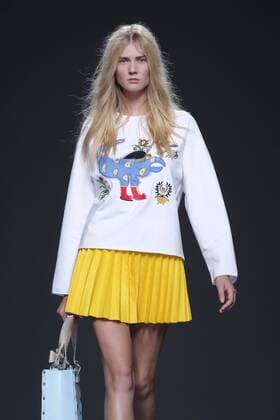 Madrid, Spain - A model walks on the runway at the ANNA K of Kiev show during Mercedes-Benz Fashion Week Madrid Spring Summer 2017 at Ifema on September 19, 2016 in Madrid, Spain. Madrid Spain  - ZUMAn230