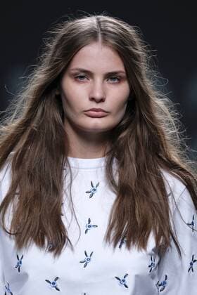 Madrid, Spain - A model walks on the runway at the ANNA K of Kiev show during Mercedes-Benz Fashion Week Madrid Spring Summer 2017 at Ifema on September 19, 2016 in Madrid, Spain. Madrid Spain  - ZUMAn230