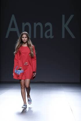 Madrid, Spain - A model walks on the runway at the ANNA K of Kiev show during Mercedes-Benz Fashion Week Madrid Spring Summer 2017 at Ifema on September 19, 2016 in Madrid, Spain. Madrid Spain  - ZUMAn230