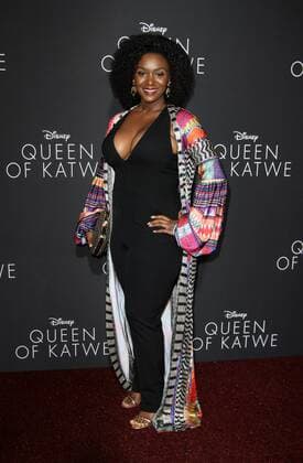 September 20, 2016 - Hollywood, CA, United States - 20 September 2016 - Hollywood, California - Saycon Sengbloh. Ã¢â‚¬Å Queen Of KatweÃ¢â‚¬Â Los Angeles Premiere held at the El Capitan Theater in Hollywood. Photo Credit: AdMedia Hollywood United States - ZUMAa123