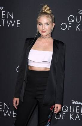 September 20, 2016 - Hollywood, CA, United States - 20 September 2016 - Hollywood, California - Veronica Dunne. Ã¢â‚¬Å Queen Of KatweÃ¢â‚¬Â Los Angeles Premiere held at the El Capitan Theater in Hollywood. Photo Credit: AdMedia Hollywood United States - ZUMAa123