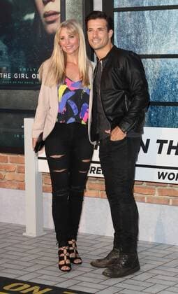 The Girl on the Train World film premiere London.UK. Carley Stenson and Danny Mac in The Girl on the Train World film premiere at the Odeon Leicester Square. London. 20th September 2016. LMK73-61441-210916 