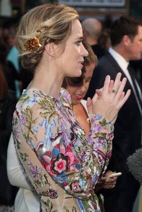 The Girl on the Train World film premiere London.UK. Emily Blunt in The Girl on the Train World film premiere at the Odeon Leicester Square. London. 20th September 2016. LMK73-61441-210916 