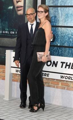 The Girl on the Train World film premiere London.UK. Stanley Tucci and Felicity Blunt in The Girl on the Train World film premiere at the Odeon Leicester Square. London. 20th September 2016. LMK73-61441-210916 