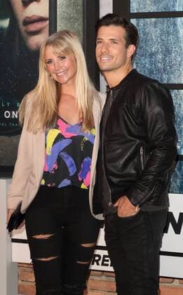 The Girl on the Train World film premiere London.UK. Carley Stenson and Danny Mac in The Girl on the Train World film premiere at the Odeon Leicester Square. London. 20th September 2016. LMK73-61441-210916 
