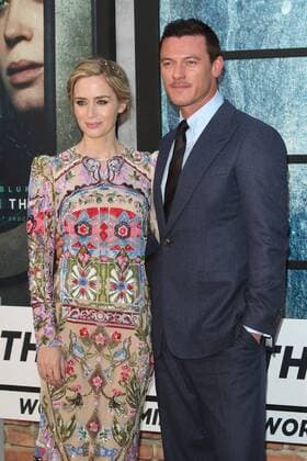 The Girl on the Train World film premiere London.UK. Emily Blunt and Luke Evans in The Girl on the Train World film premiere at the Odeon Leicester Square. London. 20th September 2016. LMK73-61441-210916 
