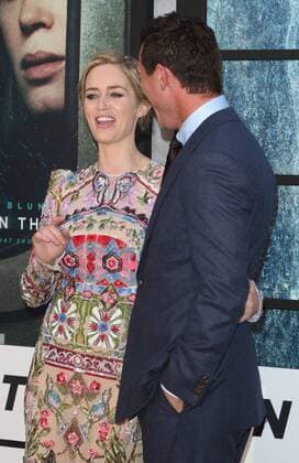 The Girl on the Train World film premiere London.UK. Emily Blunt and Luke Evans in The Girl on the Train World film premiere at the Odeon Leicester Square. London. 20th September 2016. LMK73-61441-210916 