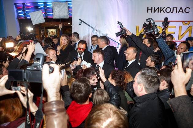 September 20, 2016 - Moscow, RUSSIA - Nicolas Cage Moscow RUSSIA  - ZUMAp106