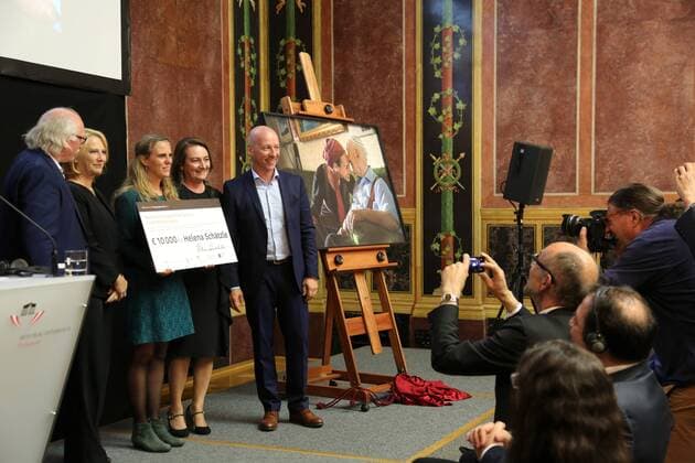 Alfred Fried Photography Award 2016 Wien, Parlament, 20. 09. 2016 Siegerin Helena SCHÄTZLE