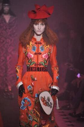 Milan Fashion Week, Women Spring Summer 2017. Milano, Moda Donna, Primavera Estate 2017. GUCCI catwalk. Pictured: model  Copyright: xRiccardoxGiordanoxSickix