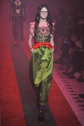 Milan Fashion Week, Women Spring Summer 2017. Milano, Moda Donna, Primavera Estate 2017. GUCCI catwalk. Pictured: model  Copyright: xRiccardoxGiordanoxSickix