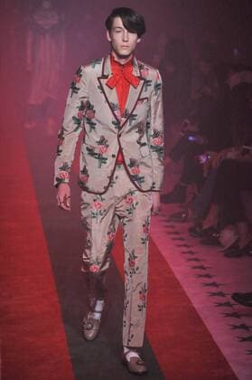 Milan Fashion Week, Women Spring Summer 2017. Milano, Moda Donna, Primavera Estate 2017. GUCCI catwalk. Pictured: model  Copyright: xRiccardoxGiordanoxSickix