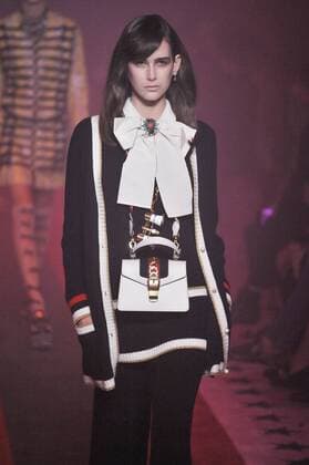Milan Fashion Week, Women Spring Summer 2017. Milano, Moda Donna, Primavera Estate 2017. GUCCI catwalk. Pictured: model  Copyright: xRiccardoxGiordanoxSickix