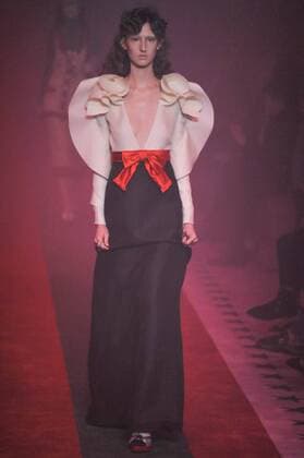 Milan Fashion Week, Women Spring Summer 2017. Milano, Moda Donna, Primavera Estate 2017. GUCCI catwalk. Pictured: model  Copyright: xRiccardoxGiordanoxSickix