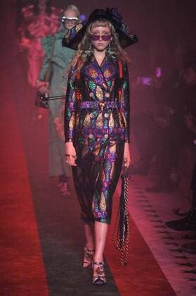 Milan Fashion Week, Women Spring Summer 2017. Milano, Moda Donna, Primavera Estate 2017. GUCCI catwalk. Pictured: model  Copyright: xRiccardoxGiordanoxSickix