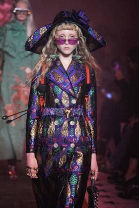 Milan Fashion Week, Women Spring Summer 2017. Milano, Moda Donna, Primavera Estate 2017. GUCCI catwalk. Pictured: model  Copyright: xRiccardoxGiordanoxSickix