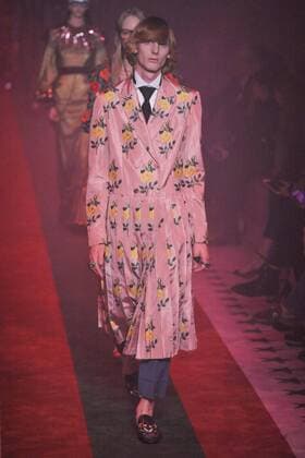 Milan Fashion Week, Women Spring Summer 2017. Milano, Moda Donna, Primavera Estate 2017. GUCCI catwalk. Pictured: model  Copyright: xRiccardoxGiordanoxSickix