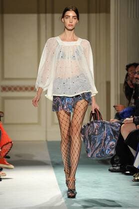 Milan Fashion Week, Women Spring Summer 2017. Milano, Moda Donna, Primavera Estate 2017. Kristina Ti catwalk. Pictured: model  Copyright: xRiccardoxGiordanoxSickix