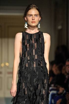 Milan Fashion Week, Women Spring Summer 2017. Milano, Moda Donna, Primavera Estate 2017. Kristina Ti catwalk. Pictured: model  Copyright: xRiccardoxGiordanoxSickix