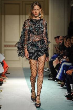 Milan Fashion Week, Women Spring Summer 2017. Milano, Moda Donna, Primavera Estate 2017. Kristina Ti catwalk. Pictured: model  Copyright: xRiccardoxGiordanoxSickix