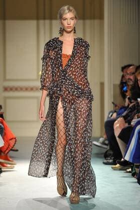 Milan Fashion Week, Women Spring Summer 2017. Milano, Moda Donna, Primavera Estate 2017. Kristina Ti catwalk. Pictured: model  Copyright: xRiccardoxGiordanoxSickix