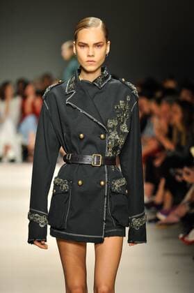 Milan Fashion Week, Women Spring Summer 2017. Milano, Moda Donna, Primavera Estate 2017. Fay catwalk. Pictured: model  Copyright: xRiccardoxGiordanoxSickix