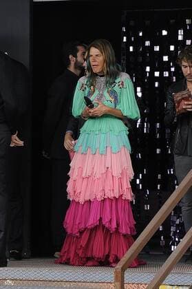 Milan Anna Dello Russo in the parade of Gucci  Copyright: xLivioxValeriox