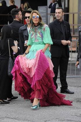 Milan Anna Dello Russo in the parade of Gucci  Copyright: xLivioxValeriox