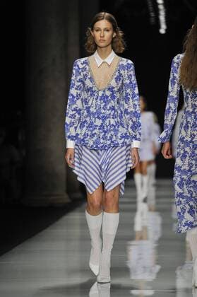 Milan Fashion Week, Women Spring Summer 2017. Milano, Moda Donna, Primavera Estate 2017. Francesco Scognamiglio Catwalk Pictured: model  Copyright: xRiccardoxGiordanoxSickix