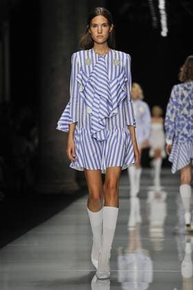 Milan Fashion Week, Women Spring Summer 2017. Milano, Moda Donna, Primavera Estate 2017. Francesco Scognamiglio Catwalk Pictured: model  Copyright: xRiccardoxGiordanoxSickix