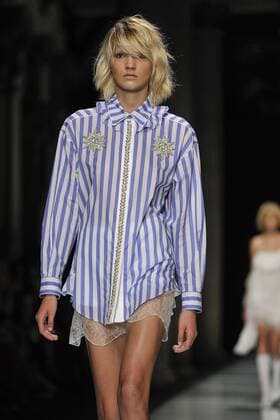 Milan Fashion Week, Women Spring Summer 2017. Milano, Moda Donna, Primavera Estate 2017. Francesco Scognamiglio Catwalk Pictured: model  Copyright: xRiccardoxGiordanoxSickix