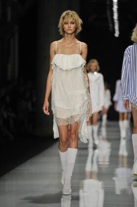 Milan Fashion Week, Women Spring Summer 2017. Milano, Moda Donna, Primavera Estate 2017. Francesco Scognamiglio Catwalk Pictured: model  Copyright: xRiccardoxGiordanoxSickix