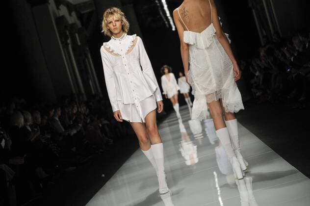 Milan Fashion Week, Women Spring Summer 2017. Milano, Moda Donna, Primavera Estate 2017. Francesco Scognamiglio Catwalk Pictured: model  Copyright: xRiccardoxGiordanoxSickix