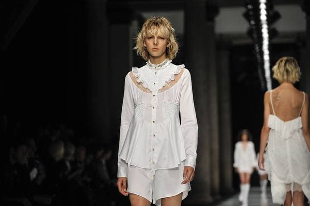 Milan Fashion Week, Women Spring Summer 2017. Milano, Moda Donna, Primavera Estate 2017. Francesco Scognamiglio Catwalk Pictured: model  Copyright: xRiccardoxGiordanoxSickix