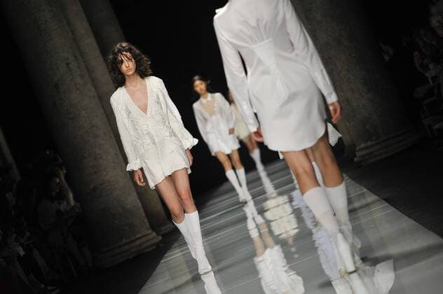 Milan Fashion Week, Women Spring Summer 2017. Milano, Moda Donna, Primavera Estate 2017. Francesco Scognamiglio Catwalk Pictured: model  Copyright: xRiccardoxGiordanoxSickix