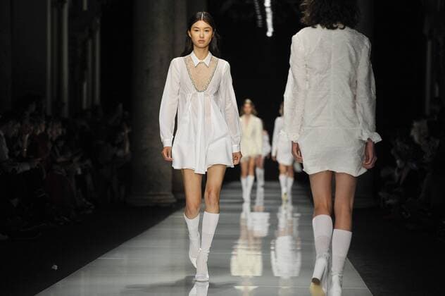 Milan Fashion Week, Women Spring Summer 2017. Milano, Moda Donna, Primavera Estate 2017. Francesco Scognamiglio Catwalk Pictured: model  Copyright: xRiccardoxGiordanoxSickix