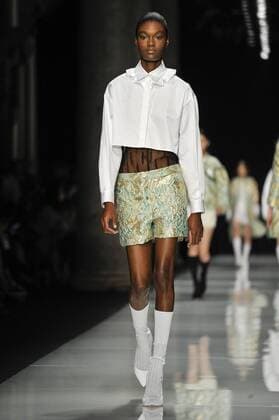 Milan Fashion Week, Women Spring Summer 2017. Milano, Moda Donna, Primavera Estate 2017. Francesco Scognamiglio Catwalk Pictured: model  Copyright: xRiccardoxGiordanoxSickix