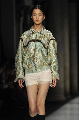 Milan Fashion Week, Women Spring Summer 2017. Milano, Moda Donna, Primavera Estate 2017. Francesco Scognamiglio Catwalk Pictured: model  Copyright: xRiccardoxGiordanoxSickix