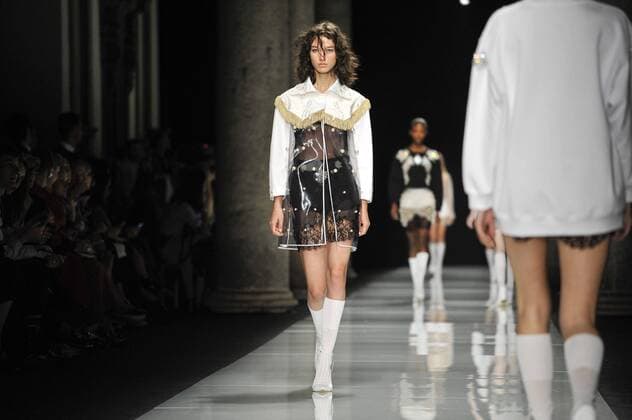 Milan Fashion Week, Women Spring Summer 2017. Milano, Moda Donna, Primavera Estate 2017. Francesco Scognamiglio Catwalk Pictured: model  Copyright: xRiccardoxGiordanoxSickix
