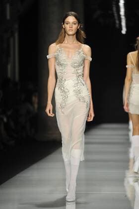 Milan Fashion Week, Women Spring Summer 2017. Milano, Moda Donna, Primavera Estate 2017. Francesco Scognamiglio Catwalk Pictured: model  Copyright: xRiccardoxGiordanoxSickix